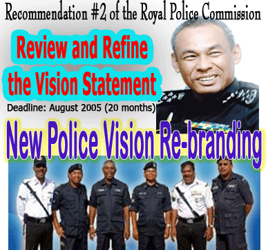 New Police Vision re-branding - proof of pudding in the eating